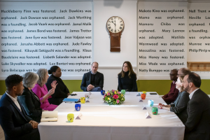 Mark Warr meets with The Duke and Duchess of Cambridge to discuss issues facing care leavers